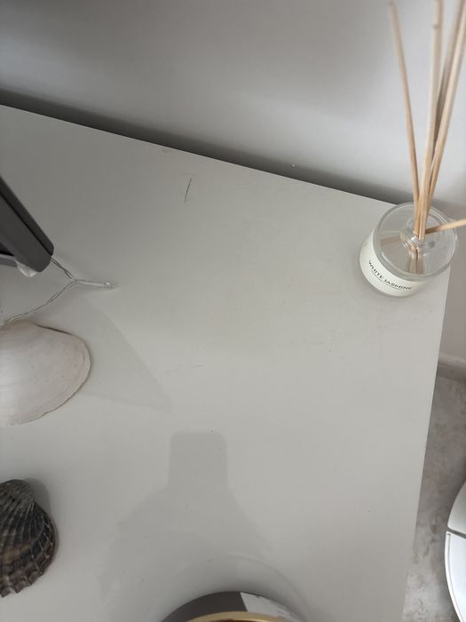 Movel baixo de tv ikea branco lacado com gavetas