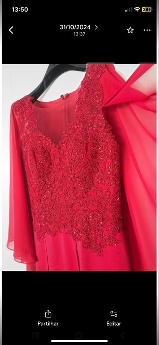 Vestido de cerimónia/festa 42-Carla Ruiz-Prassa