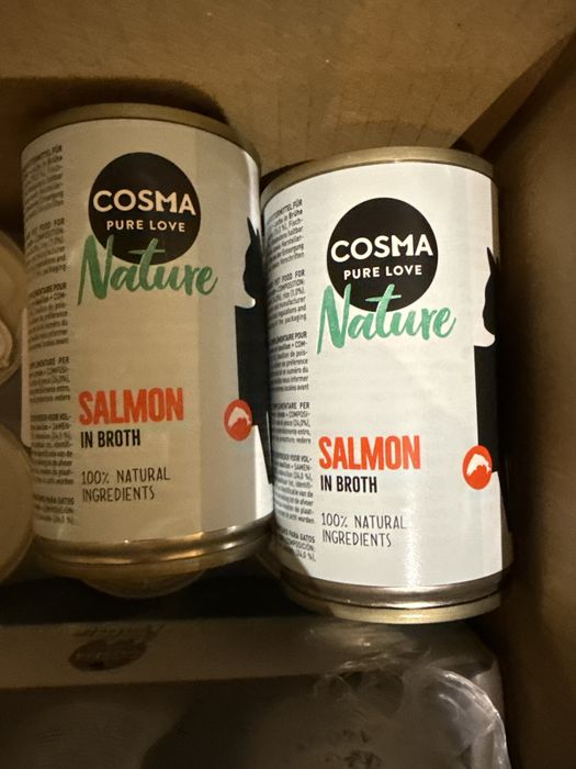 Losoś w bulionie karma dla kota