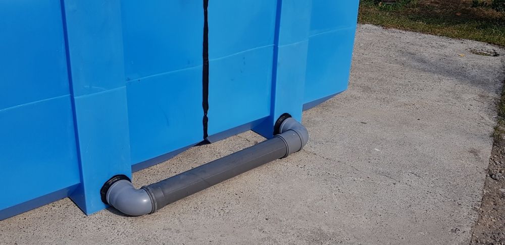 Zbiornik Plastikowy 4400L Deszczówkę 3000L - 4000L Szambo Ekologiczne