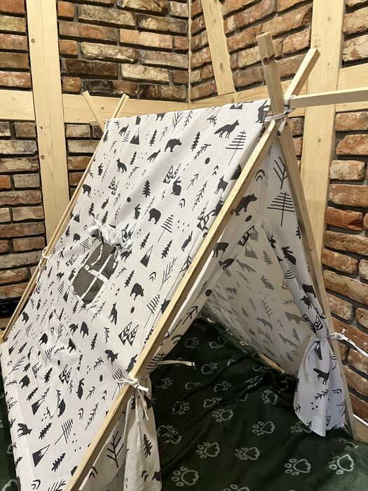 Namiot tipi w motywy zwierzece hand made