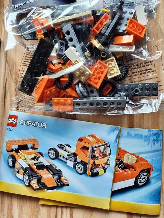 Lego Creator 31017 i 31072 Słoneczny Śmigacz i Potężne Silniki