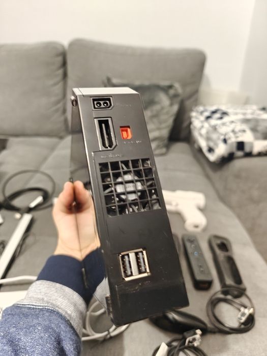 Wii com adaptador HDMI