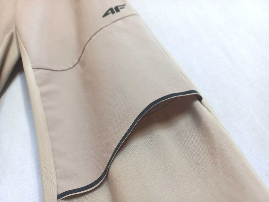 SPODNIE sportowe Damskie beżowe r. 36/38 4F letnie NOWE