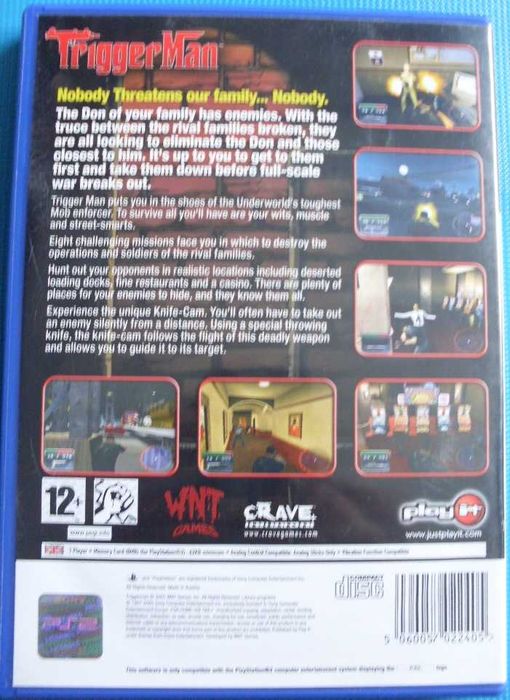 Joypad i gra Trigger Man do konsoli ps2
