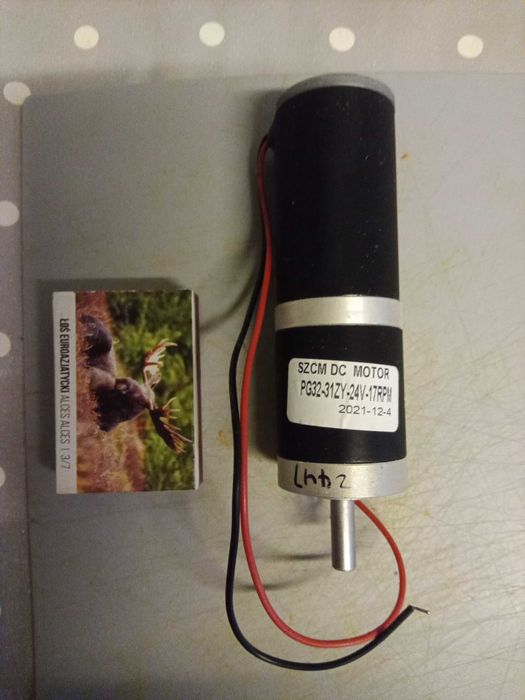 Silnik wolnoobrotowy 24V 17rpm przekładnia planetarna