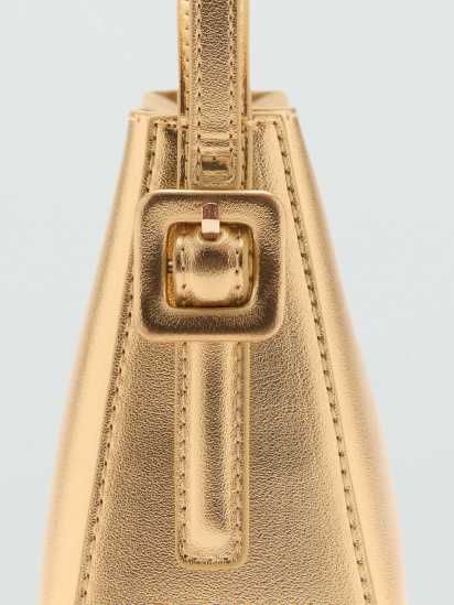 сумка женская золотая Mango Скидка!