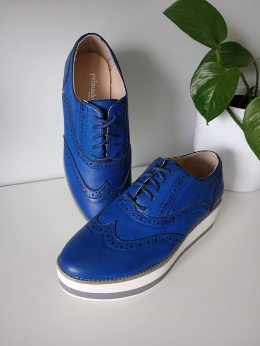 Buty oksfordki na grubej podeszwie nowe 36