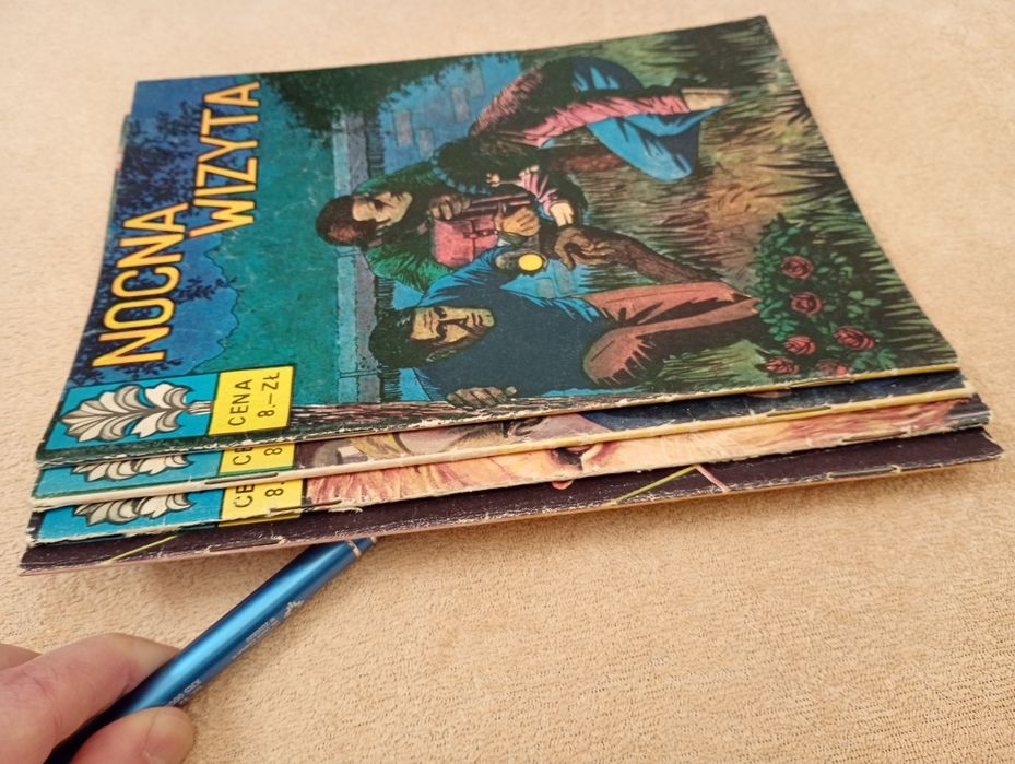 Kapitan Żbik Nocna wizyta kompletna seria 1-4. Pierwsze wydanie.