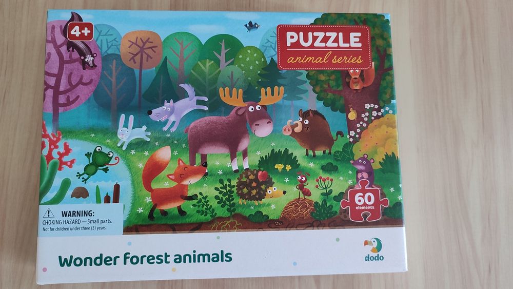 Пазли Dodo звірі 60 ел