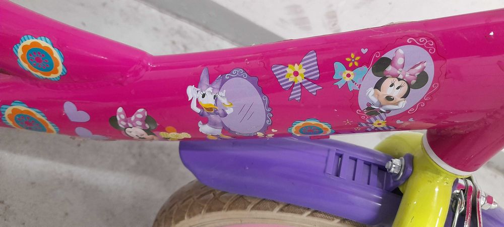 Rowerek dziecięcy dla dziewczynki Mickey Mouse