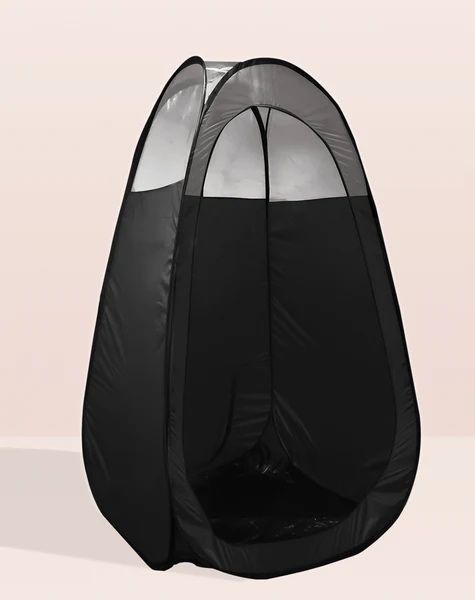 MineTan Namiot Opalanie Tan. Tent Black & Clear