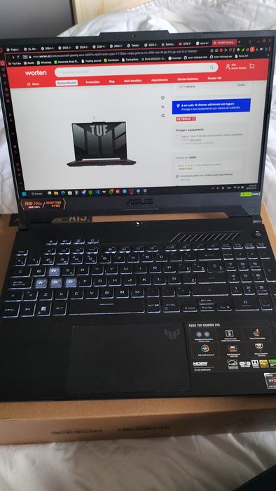 Portátil Gaming ASUS TUF-A15 (embalagem de origem, novo com garantia)