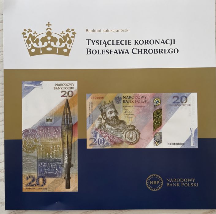 20 zł tysiąclecie koronacji Boleslawa Chrobrego
