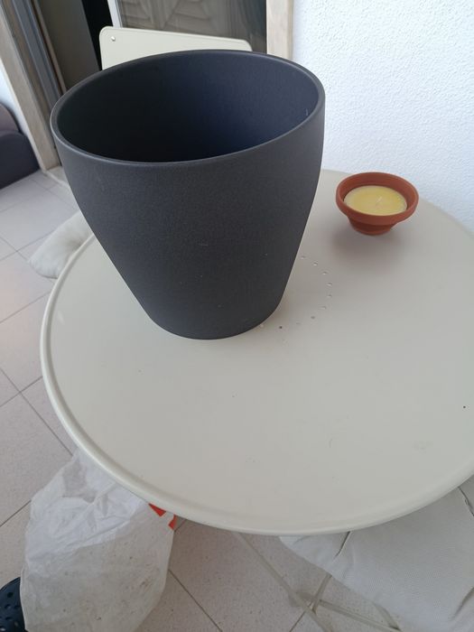 Vaso IKEA 24 cm  cinzento