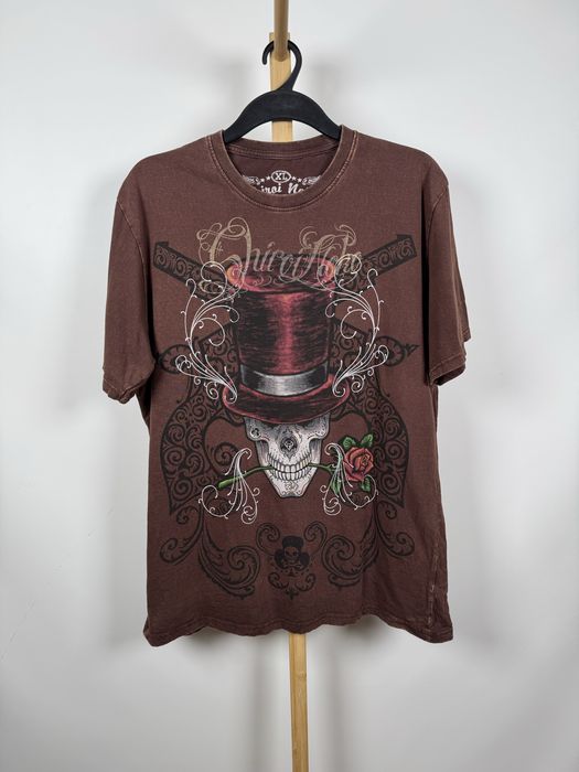 Shiroi Neko męska brązowa koszulka t-shirt wzory nadruki unisex XL