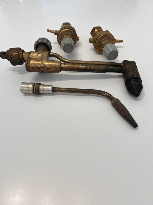 Palnik Messer Griesheim + 2 reduktory Mestriner – zestaw spawalniczy