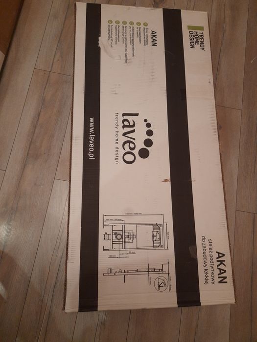 Stelaż podtynkowy Akan Laveo- nowy- nie rozpakowany