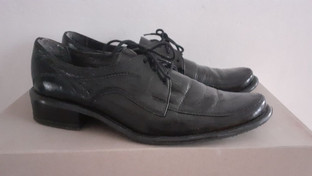 Półbuty męskie czarne