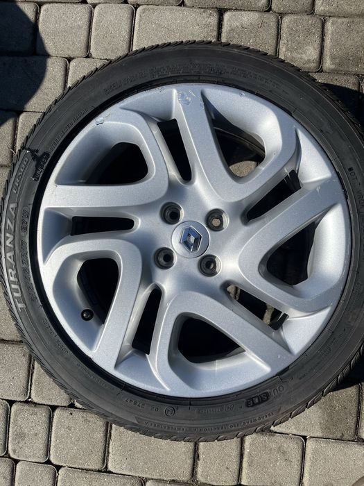 Alufelgi 4x100 17 cali Renault Captur Grand Scenic Megane Clio Sandero opony lato 215/45/17