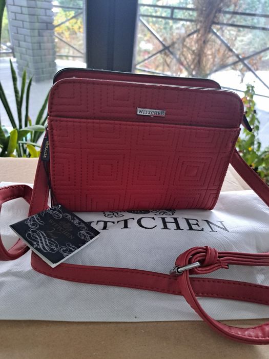 Piękna czerwona torebka Wittchen nowa metki