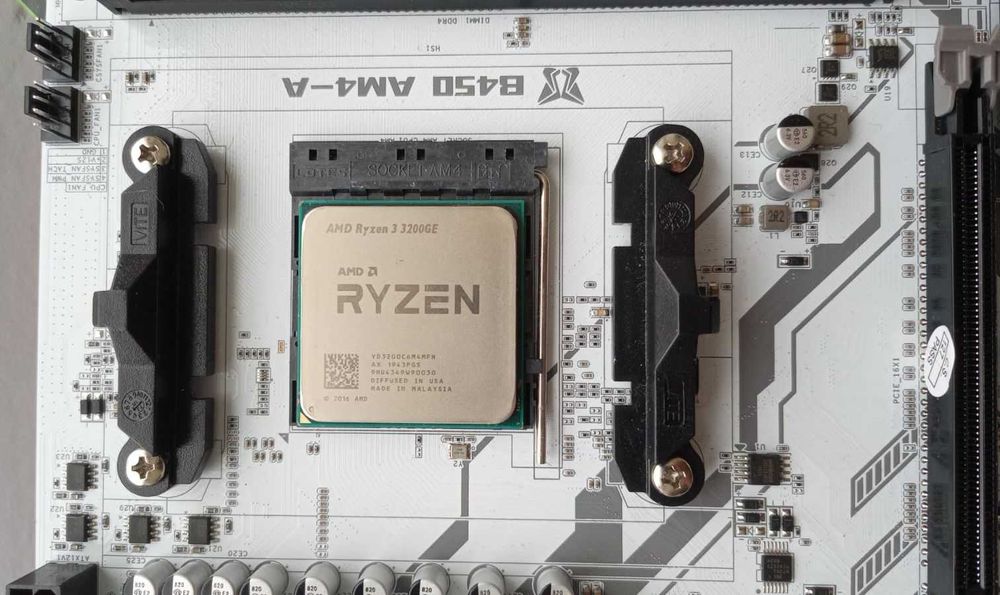 AM4 MACHINIST B450 процессор Ryzen 3 3200GE 4 ядра 4 GHz Video Vega 8