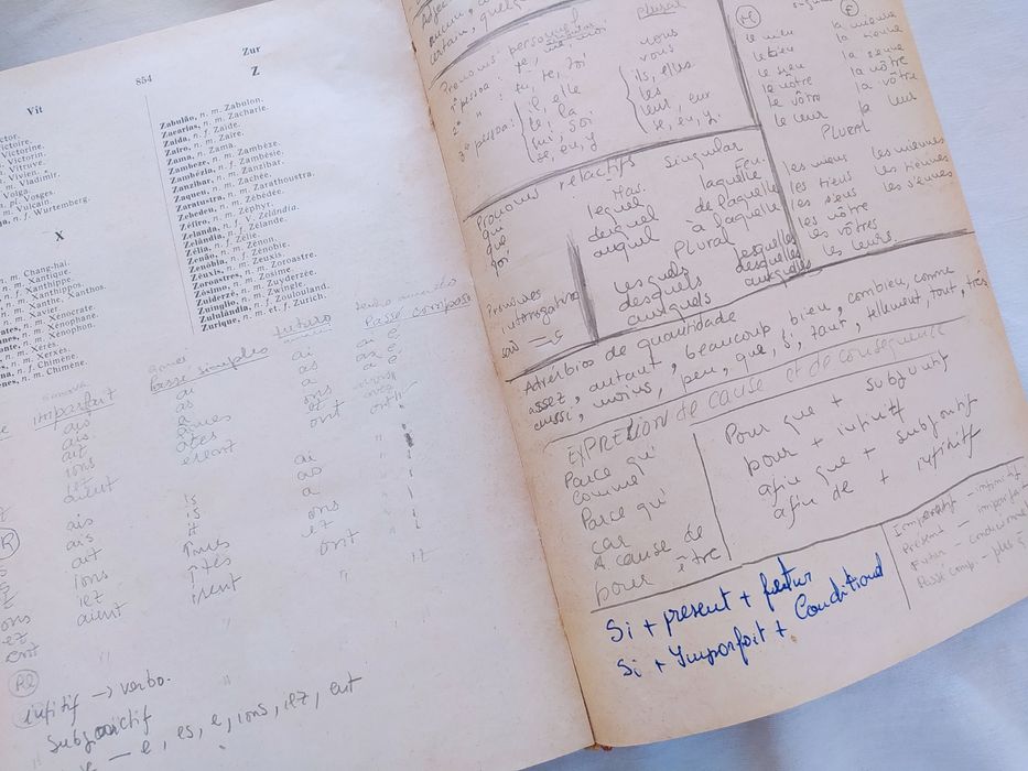 Dicionário de Português Francês. Olívio de Carvalho. 1974