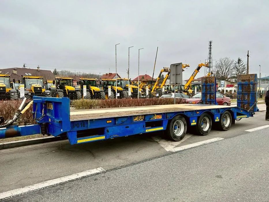 BARFORD 3 AXLE | 3 OSIOWE NISKOPODWOZIE | 27 TON  niskopodwozie, najazdy hydrauliczne, bez podatku drogowego! 27 ton