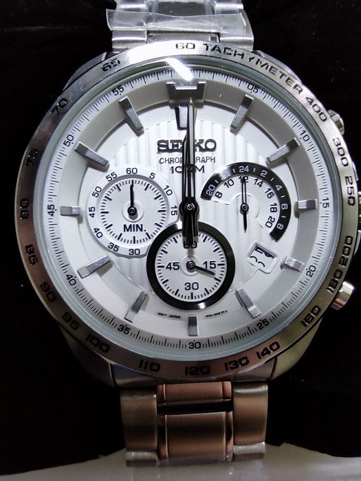 Seiko SSB297P1 44mm Silver. Гарантія
