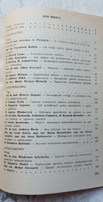 Książka "Informator ogrodniczy 1984"
