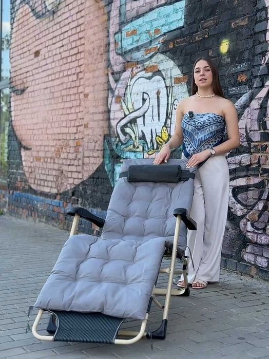 ‼️шезлонг пляжний шезлонг дачний крісло - шезлонг розкладний‼️Львів