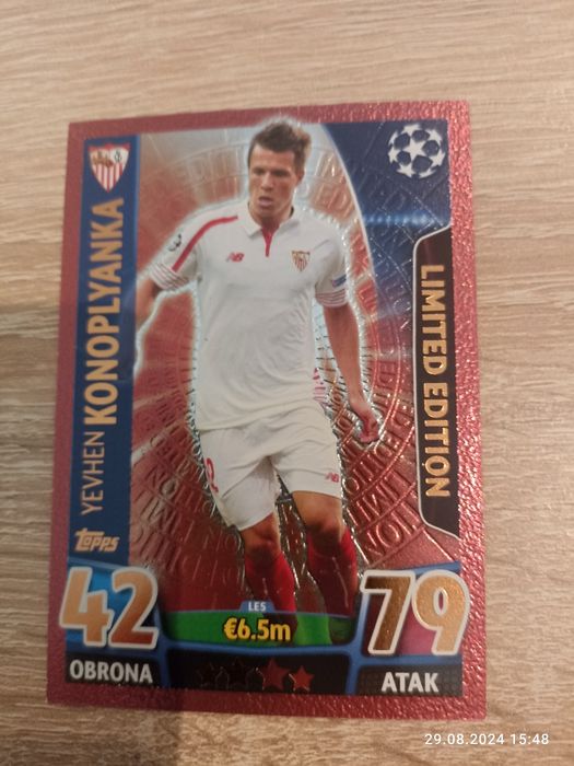 Yevhen KONOPLYANKA Match Attax Champions League