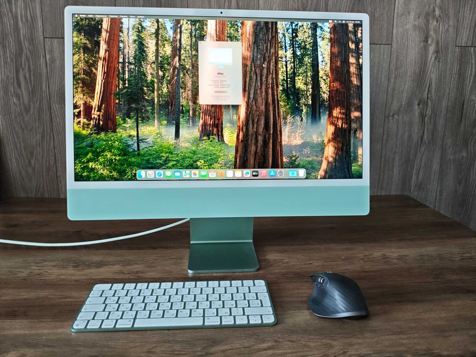 iMac 24 m1 2021 8/256gb зелений