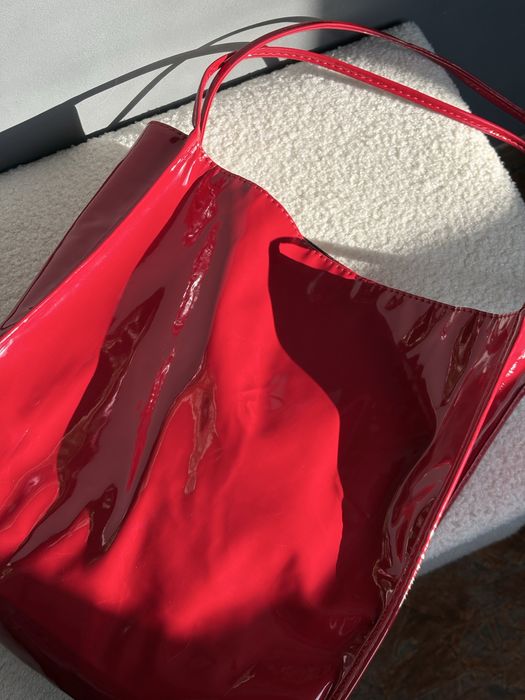 Шопер сумка  лакова