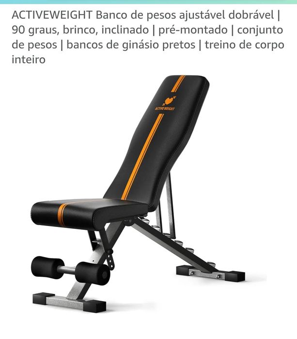 Banco de Ginásio Ajustável Dobrável