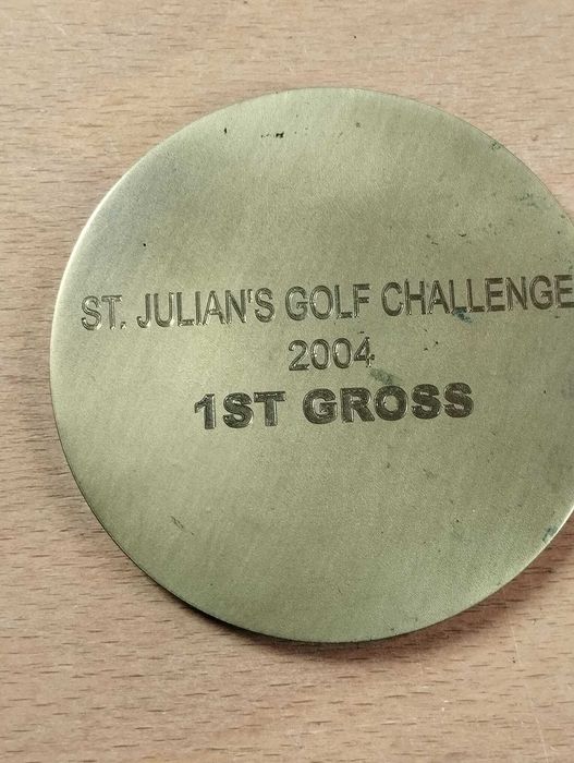 Medalha de Golfe - St. Julians Golf Challenge