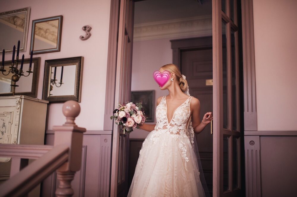 Свадебное платье (есть фата) Chrystal Design Couture (в стиле Berta)