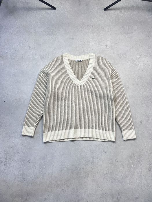 Жіночий Светр Lacoste V-горло L