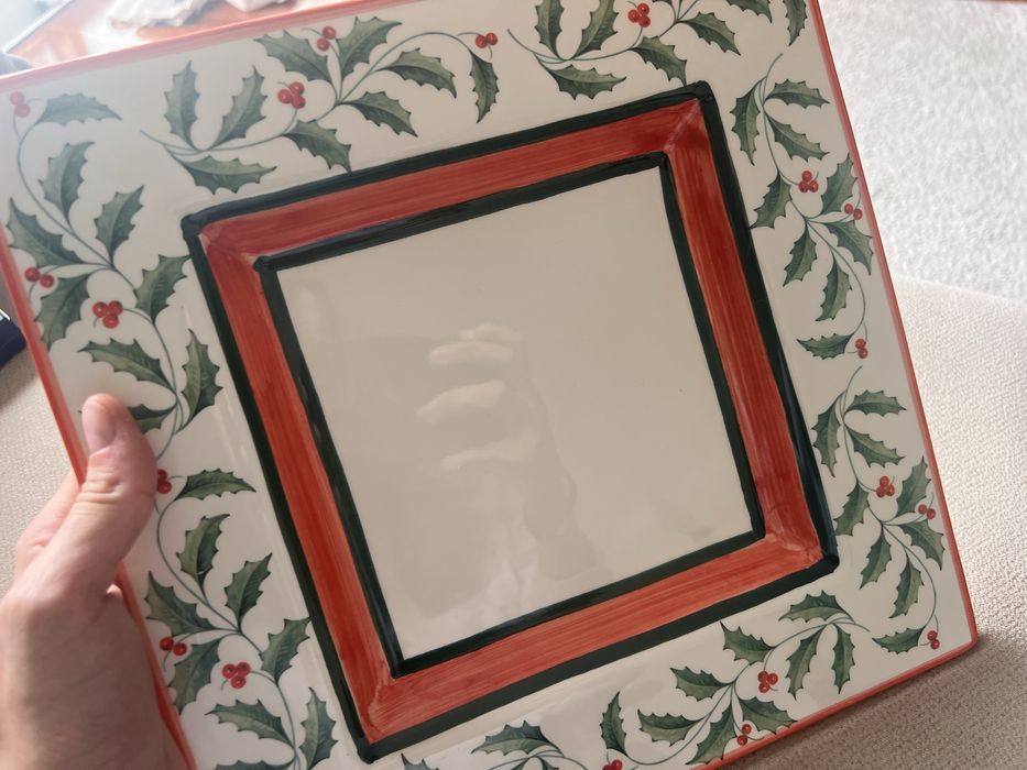 Prato de natal da Bernarda