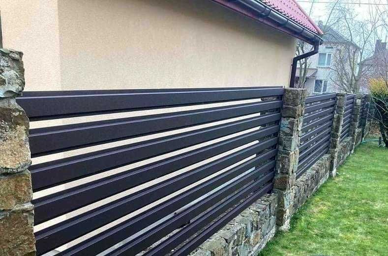 Паркан Жалюзі Металевий Забор Ранчо