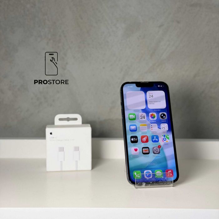 Apple iPhone 13 128GB Midnight (Czarny) – Stan Bardzo Dobry | 100% Bateria | Komplet