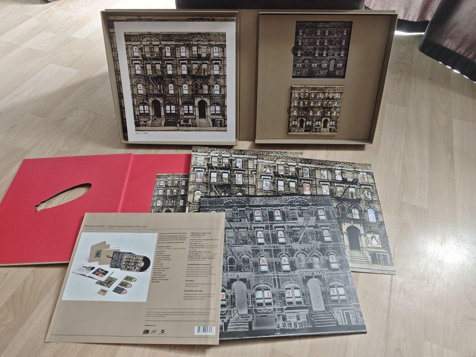 Led Zeppelin Physical Graffiti 40th anniversary super deluxe edition box 3x winyl + 3cd
