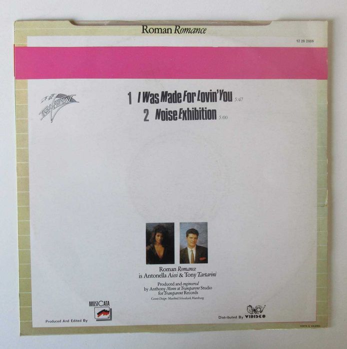ROMAN ROMANCE - I Was Made For Lovin' You (Maxi Single)