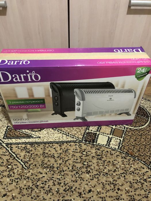 Обігрівач Dario DCH7120 2000 Вт Чорний