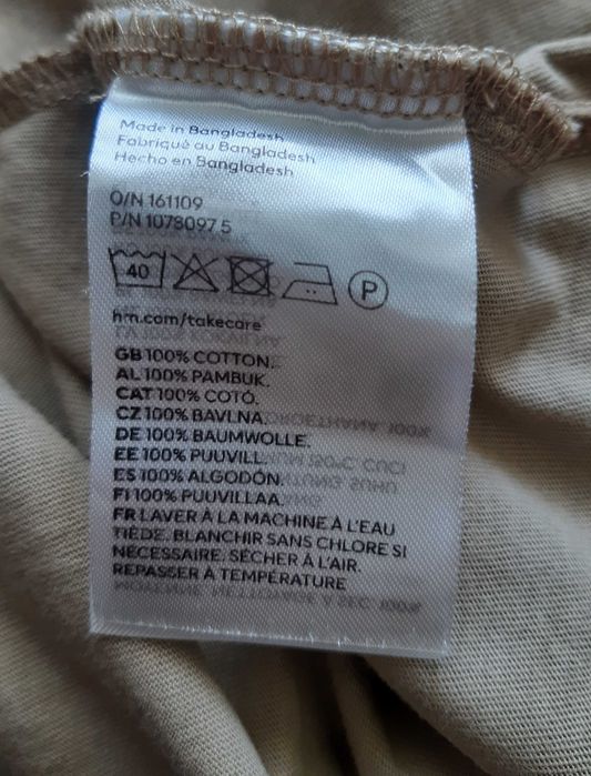 Натуральное платье футболка в спортивном стиле запах для беременых h&m