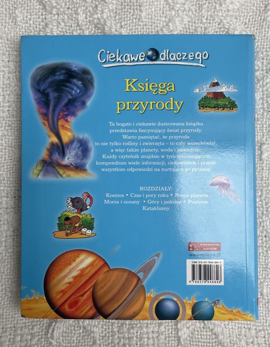Księga przyrody dla dzieci: Kosmos, Nasza Planeta, Morza, Góry