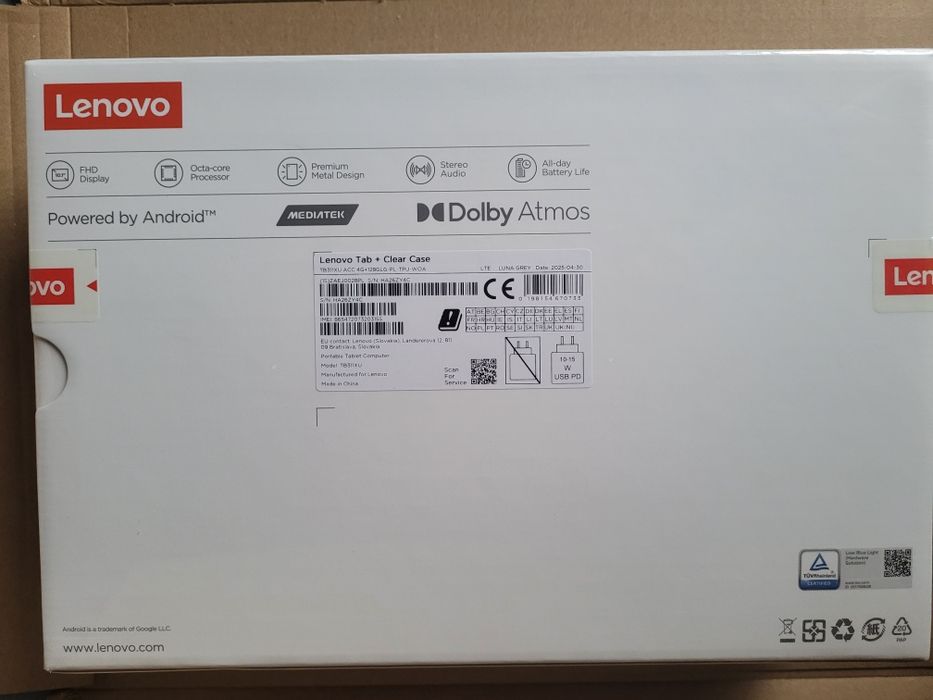 Tablet Lenovo Tab 10,1" 4 GB / 128 GB szary Nowy