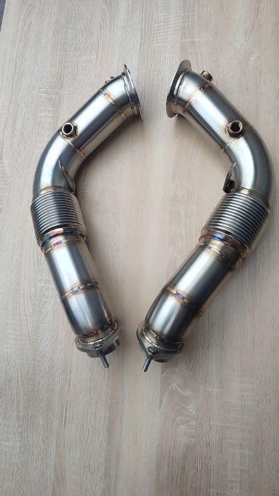 Даунпайп BMW X5M X6M E70 E71 50ix 550i 750i N63 S63 Downpipe HEAT SHILD