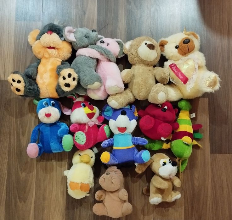Мягкие игрушки разные