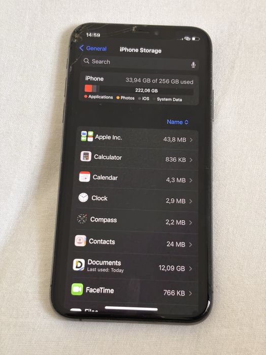 Iphone XS 256GB.
